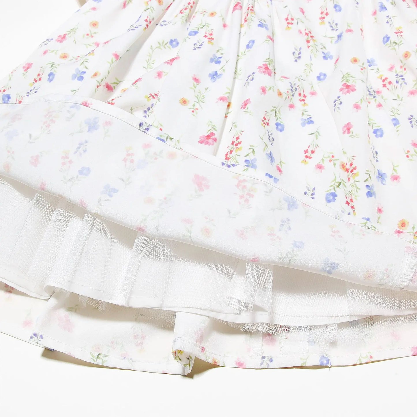 Luxe Tulle A-Line Mini Dress – Off-Shoulder Floral Elegance for Garden Parties & Summer Soirées