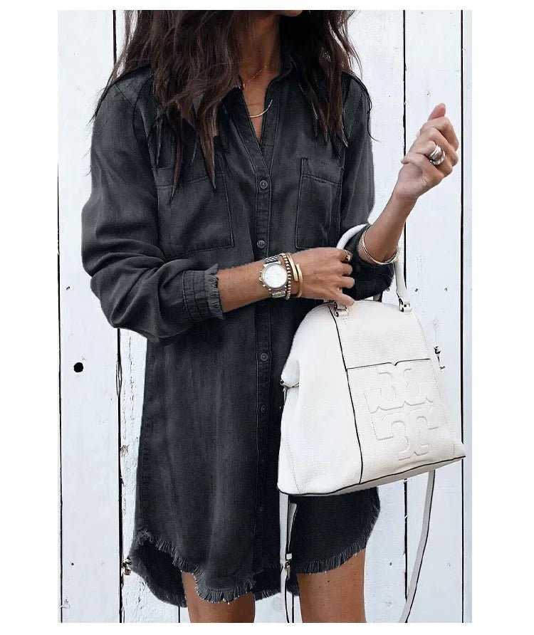 Simple Spring Shirt Dress