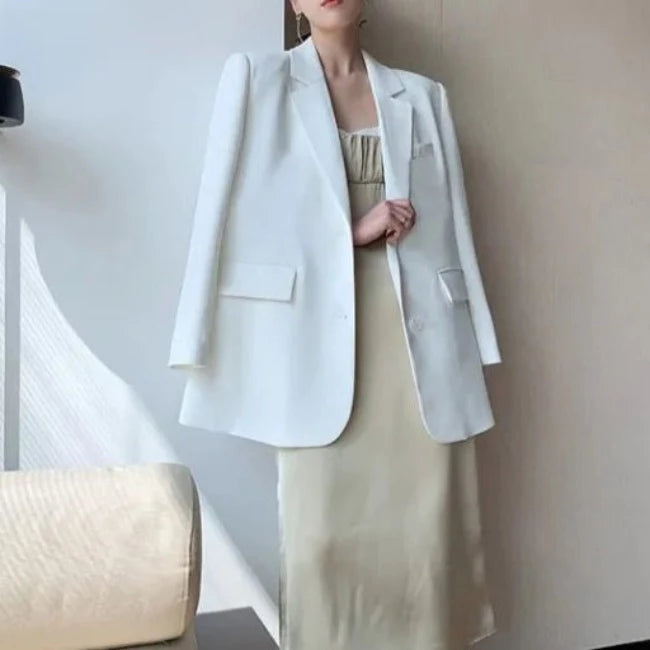 Office Fashion Outer Long Blazer