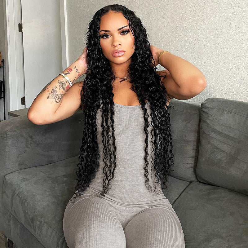 Square Neck Thick Straps Jumpsuit