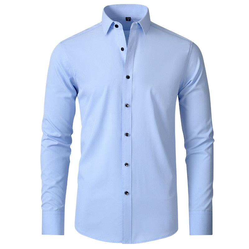 Mercerized Four-Way Stretch Men's Shirt