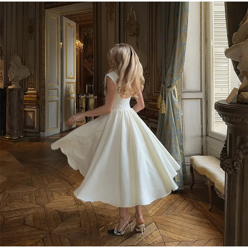 The Palais Gown – Structured Grace in Ivory