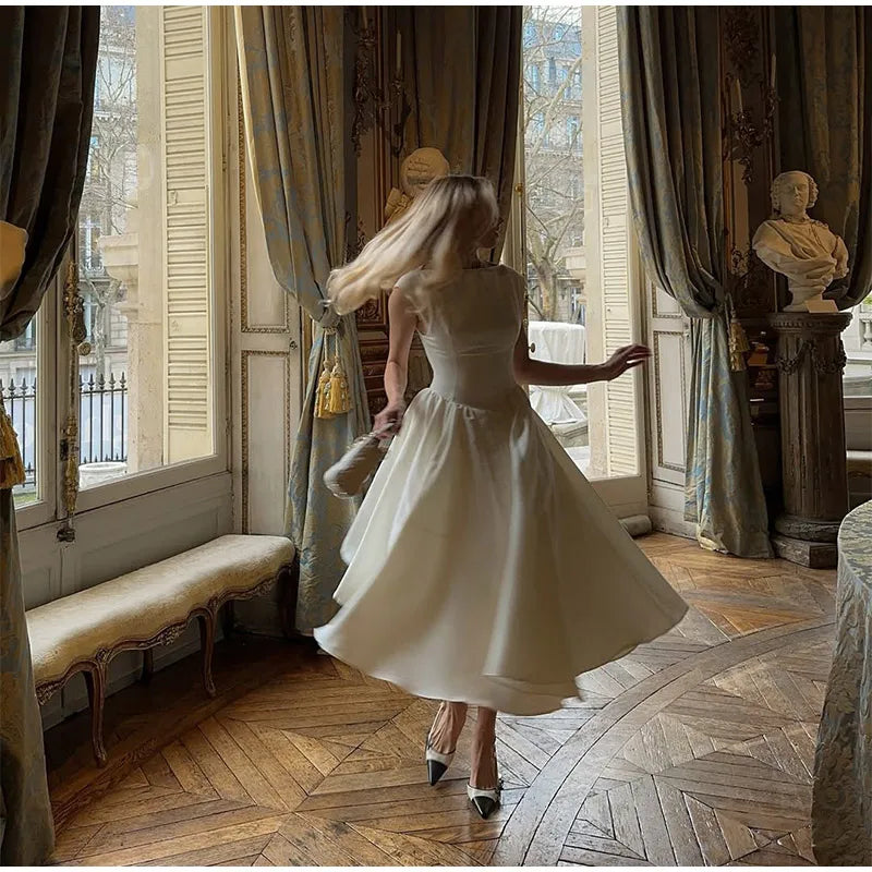 The Palais Gown – Structured Grace in Ivory