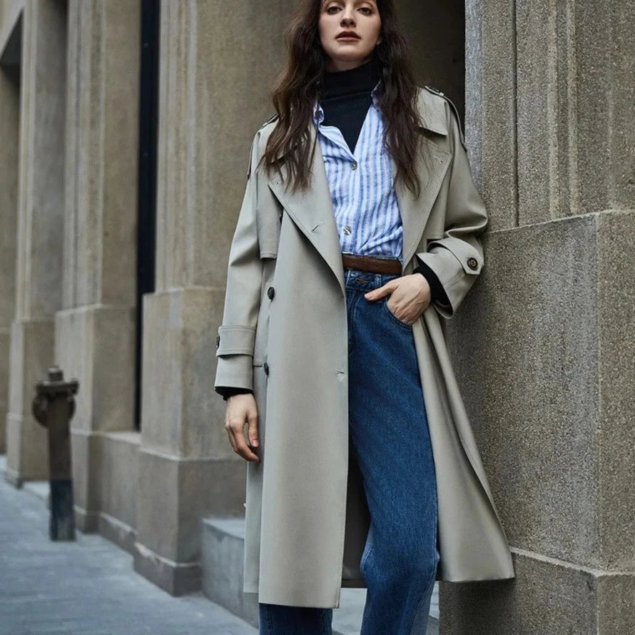 British High end Retro Long Coat