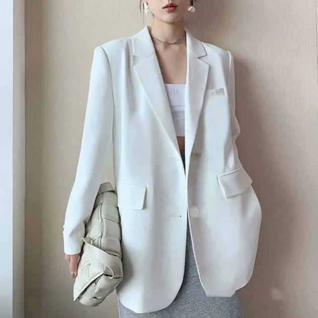 Office Fashion Outer Long Blazer