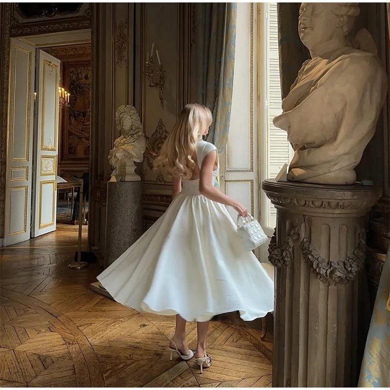 The Palais Gown – Structured Grace in Ivory