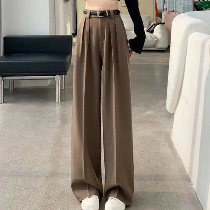 Fashion Wide Leg Straight Pants