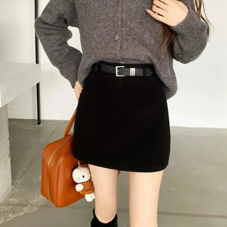 Sexy Tight A-line Mini Skirt