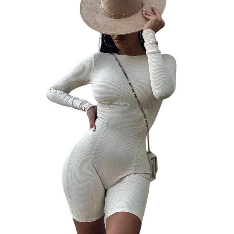 Knitted Bodycon Romper Suit