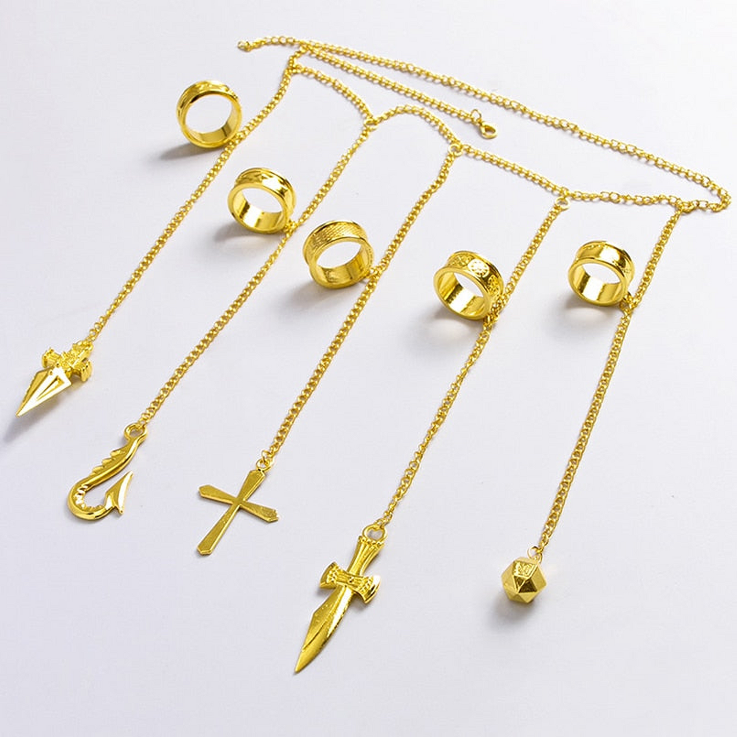 Hunter X Hunter Kurapika Cosplay - Metal Ring Accessories