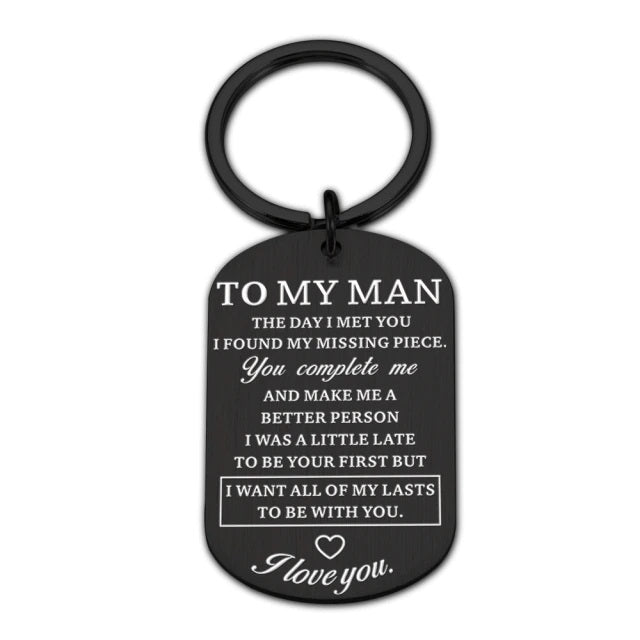 Valentines Day Keychain Gift For Boyfriend/Husband