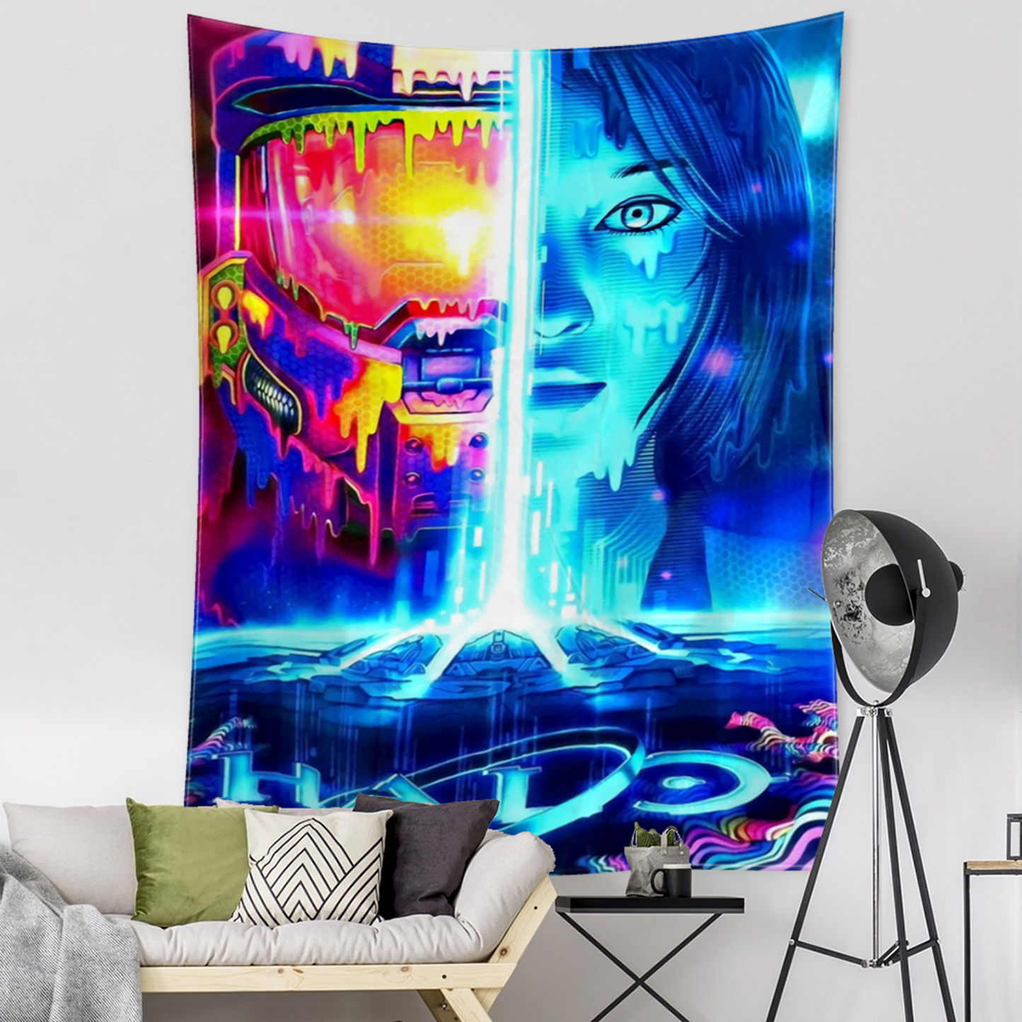 Psychedelic Meditator Tapestry Home Decor