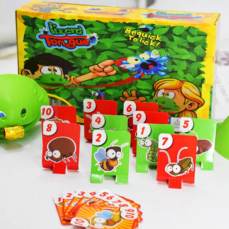 New Tongue Chameleon Family Party Toys
