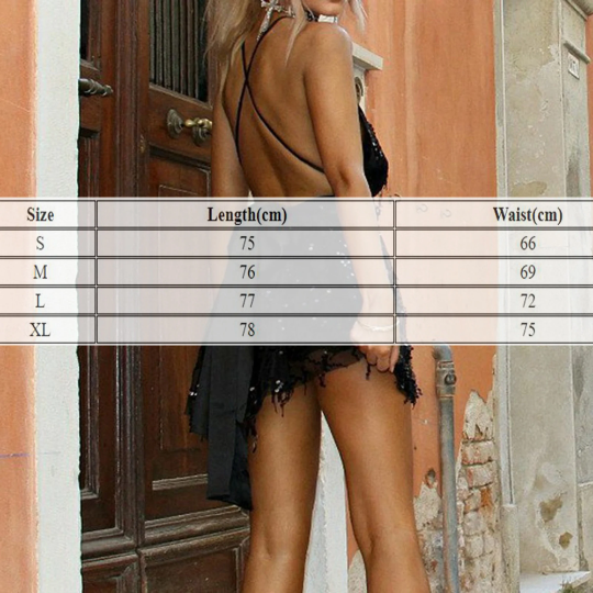 Sequins Deep V-neck Cut Women's Party Dresses