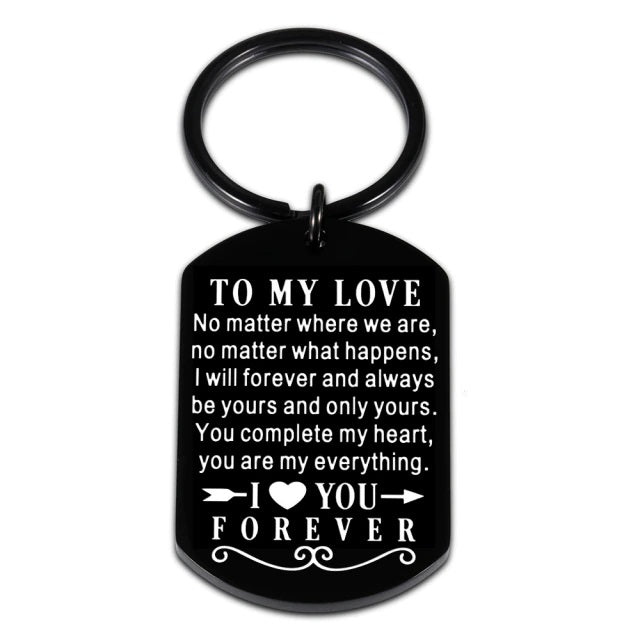 Valentines Day Keychain Gift For Boyfriend/Husband