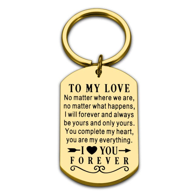 Valentines Day Keychain Gift For Boyfriend/Husband