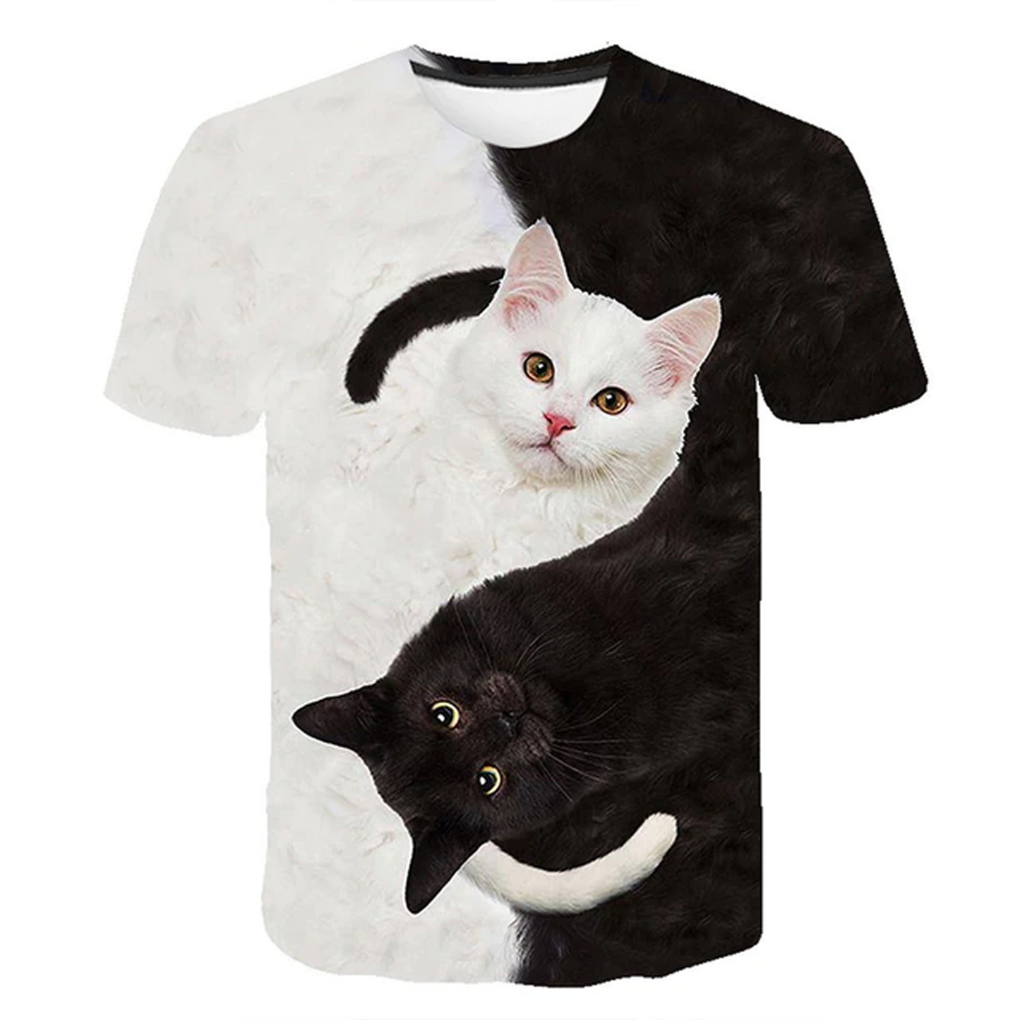 Fashion Women's 3D Cat Print Tshirt