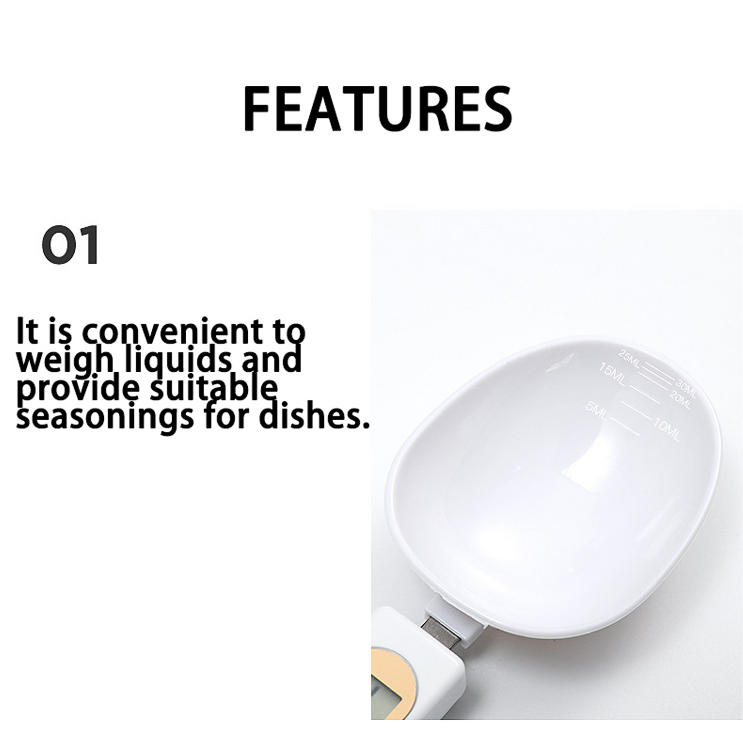 Digital Scale Spoon - Mini Kitchen Tool