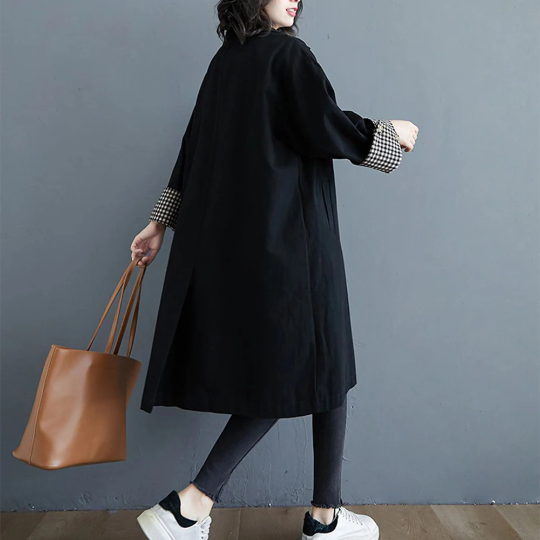 Luxurious Temperament Office Style Women's Baggy Coat