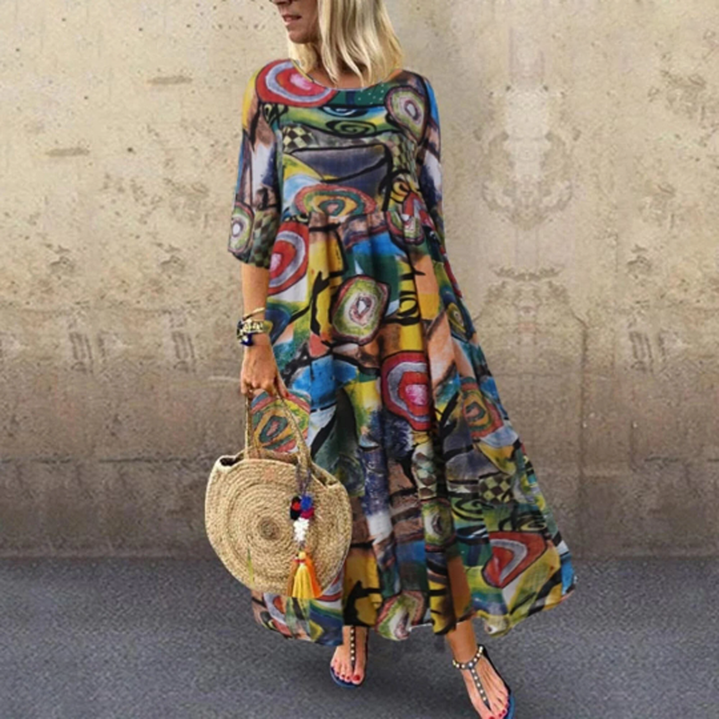 2021 Summer Dress Bohemian Fashion - Women's Boho Dress
