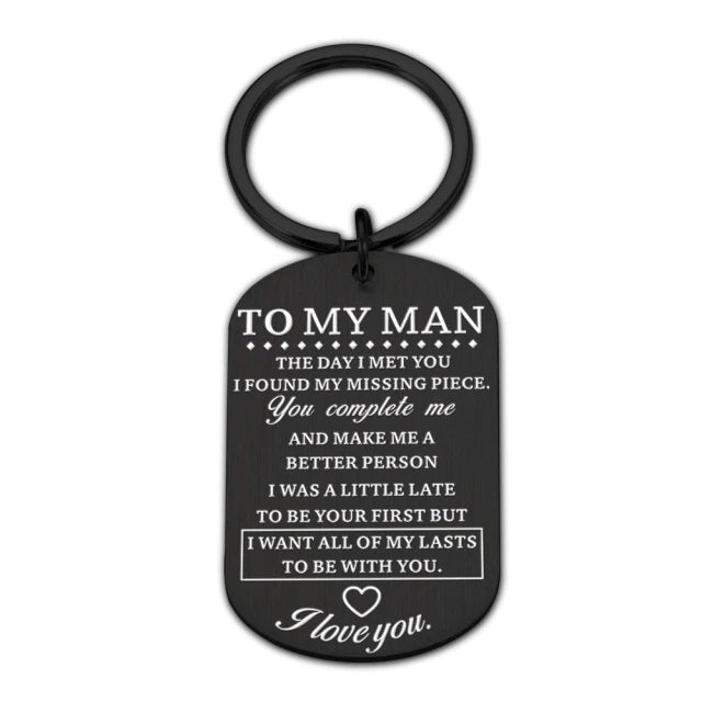 Valentines Day Keychain Gift For Boyfriend/Husband