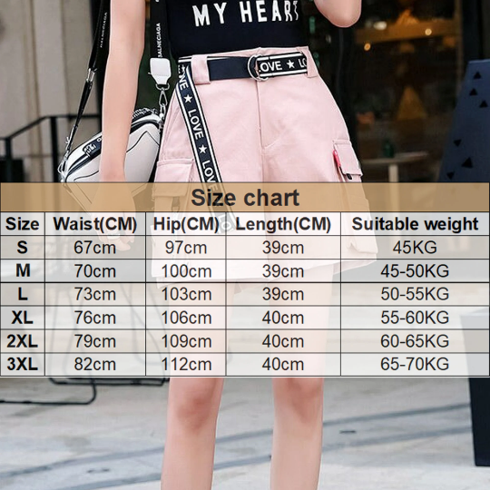 Women's High Waist Jogger Type Belted Shorts