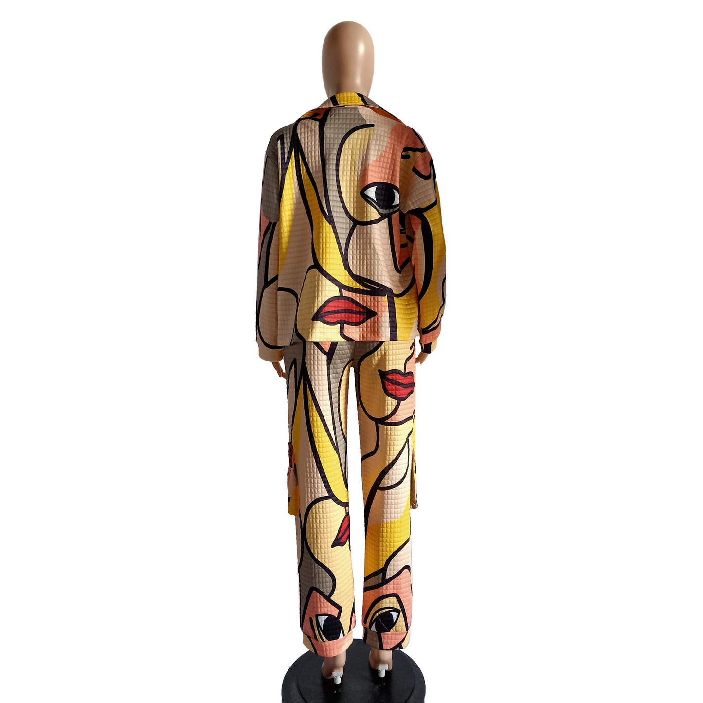 Fashion Women's Plus Size Dashiki Tracksuit Set