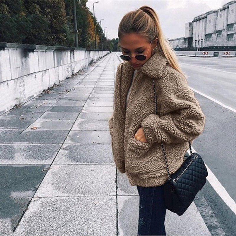 Teddy Bear Faux Fur Coat