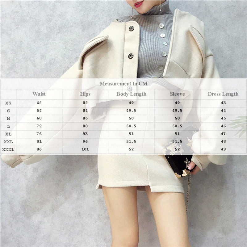 Batwing Fashion Two-piece Outfit Set