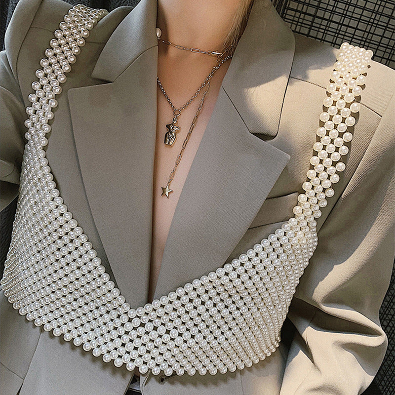 White Pearl Tank Top Vest