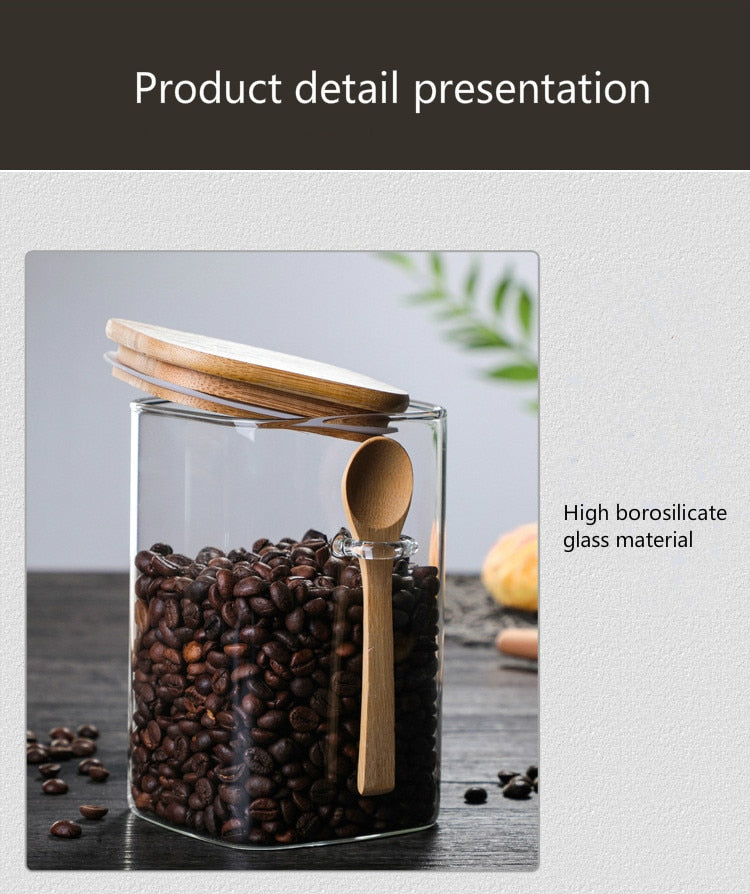 Condiment Storage Glass Bottle Box