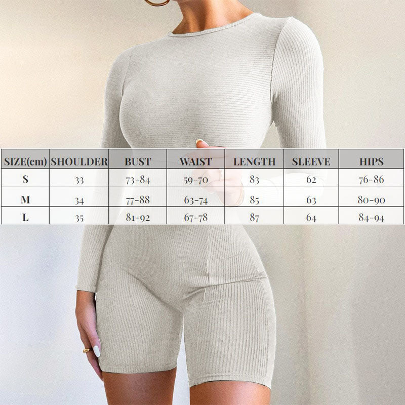 Knitted Bodycon Romper Suit