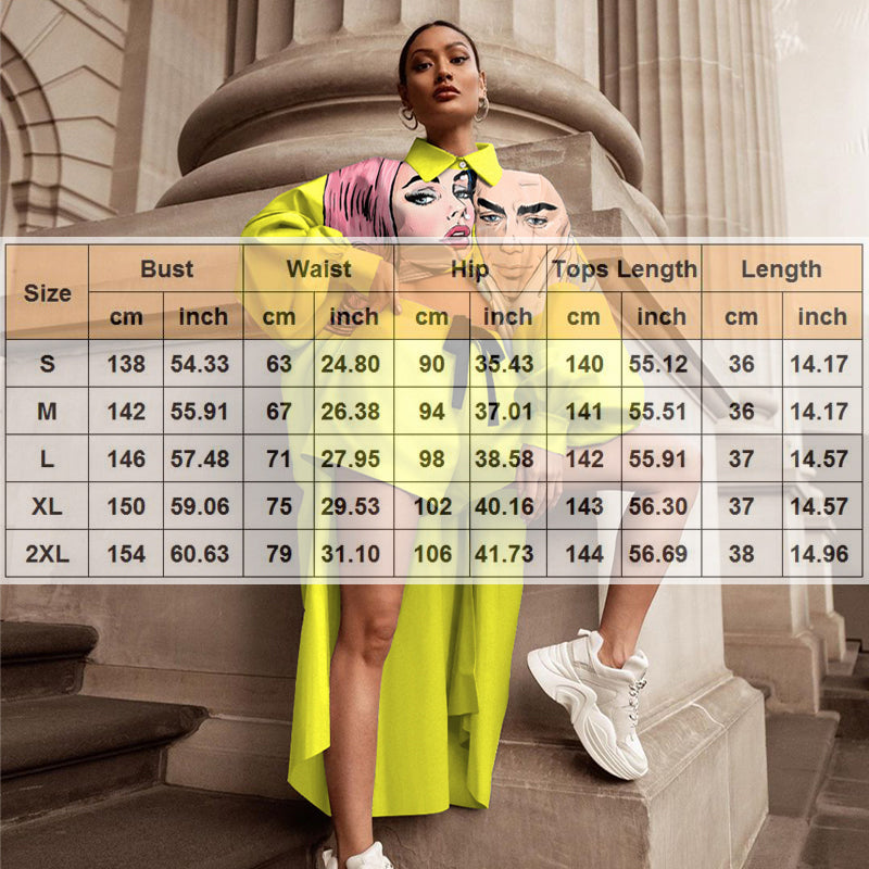 Fashionable Cartoon Print Tracksuit