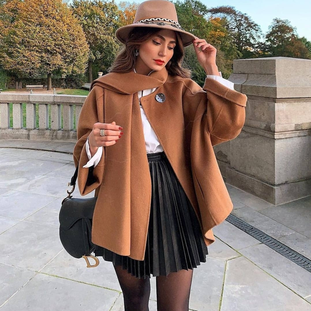 Fine Pleated Chic Mini Skirt