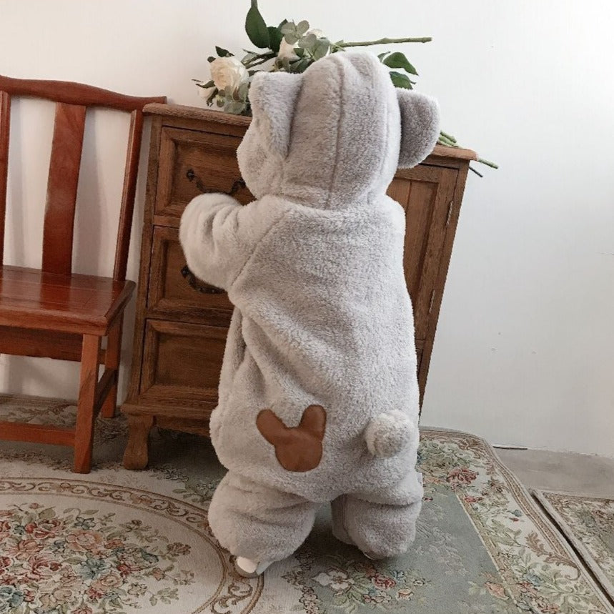 Cartoon Bear Fleece Baby Coats