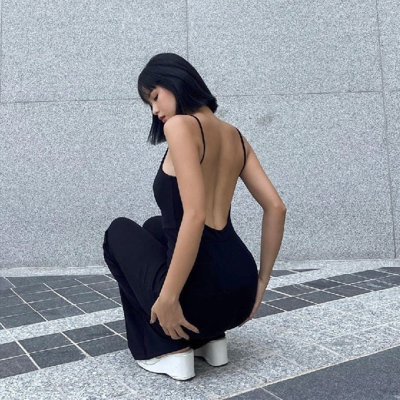 Skinny Spaghetti Bodycon Jumpsuit