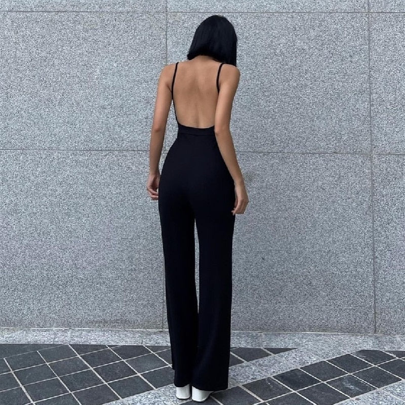 Skinny Spaghetti Bodycon Jumpsuit
