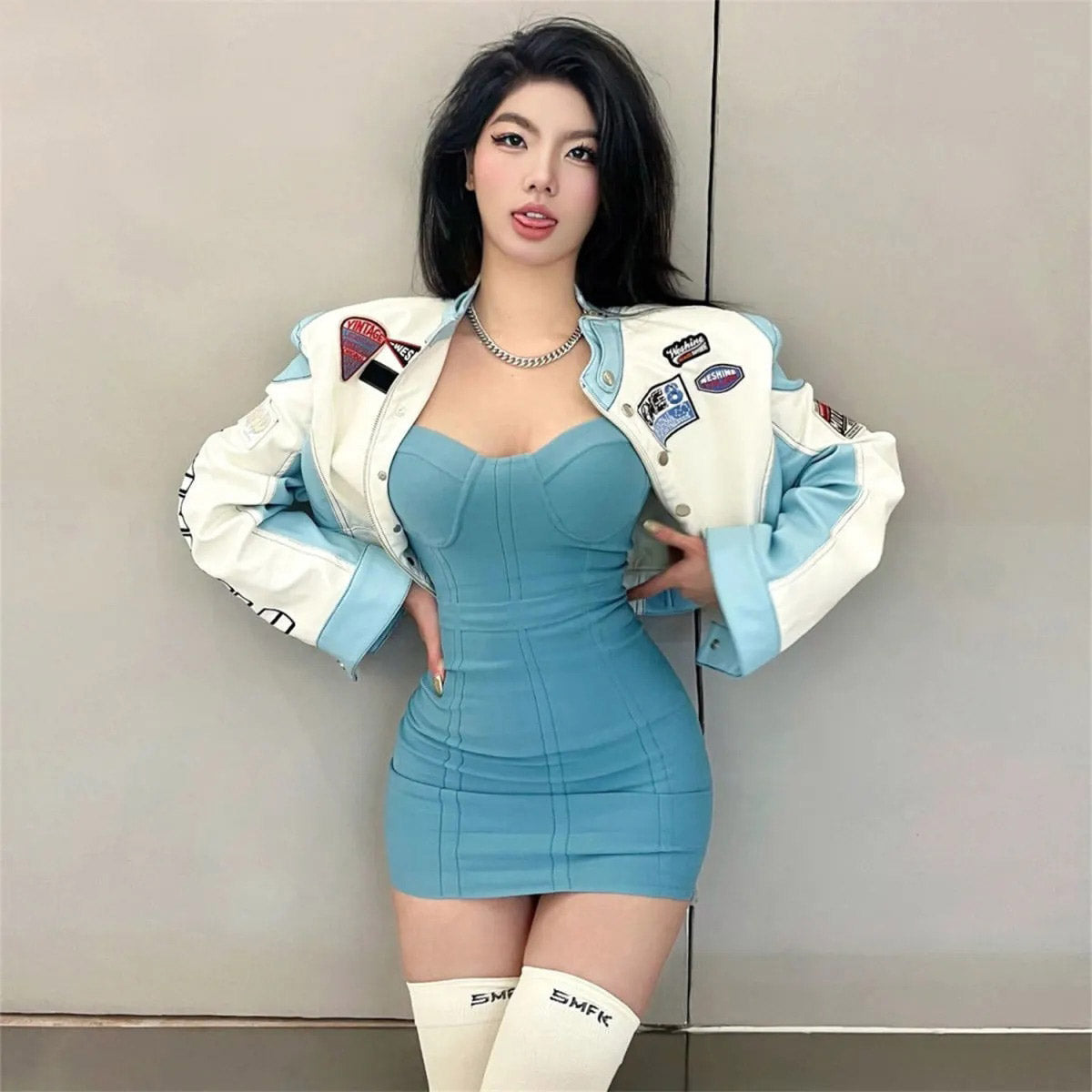 Bomber Short Race Car Jacket