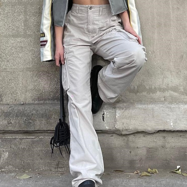 Vintage Beige Cargo Pants
