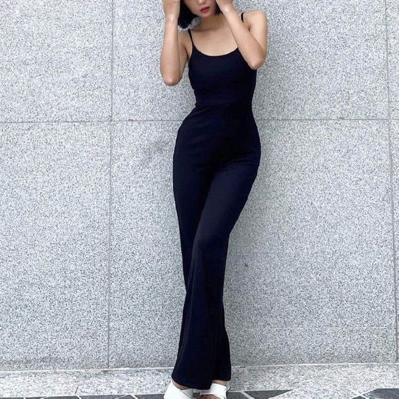 Skinny Spaghetti Bodycon Jumpsuit