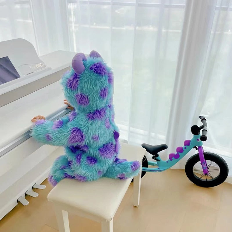 Sulley Plush Hooded Baby Overall