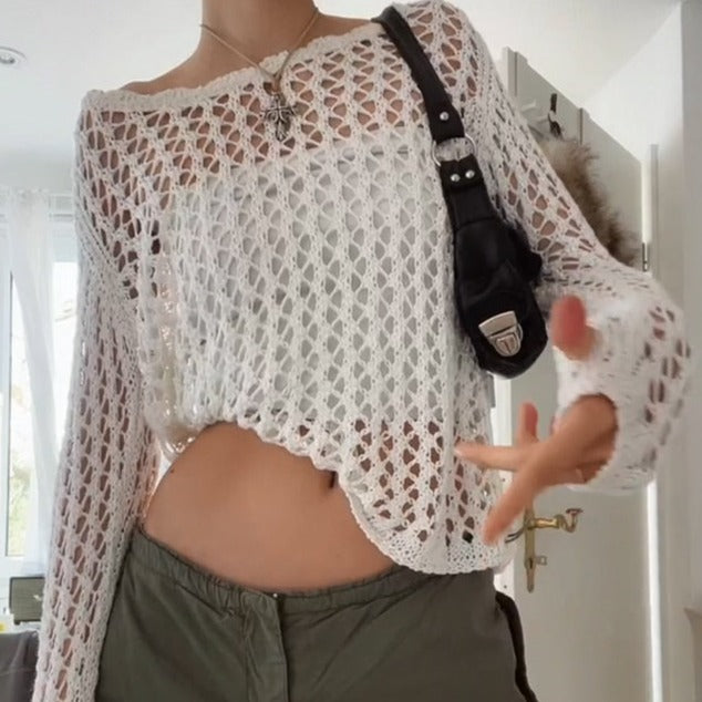 Streetwear Hollow Out Top