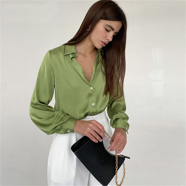 Formal Button Up Silk Shirts