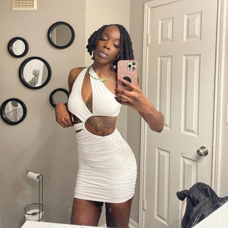 One Shoulder Night Party Dress