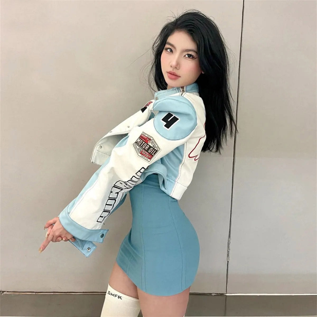 Bomber Short Race Car Jacket