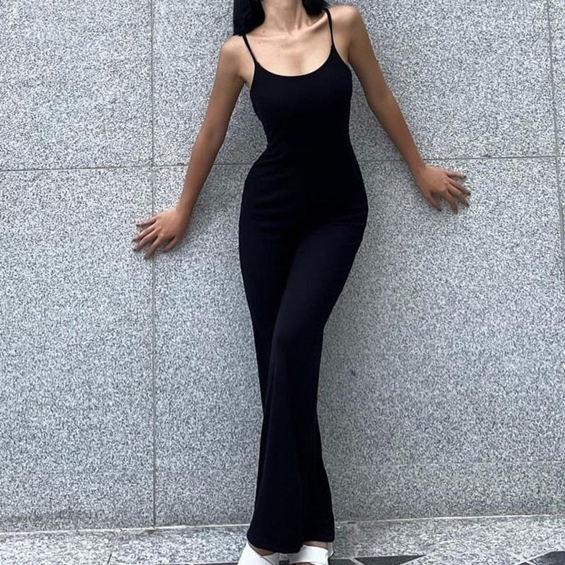 Skinny Spaghetti Bodycon Jumpsuit