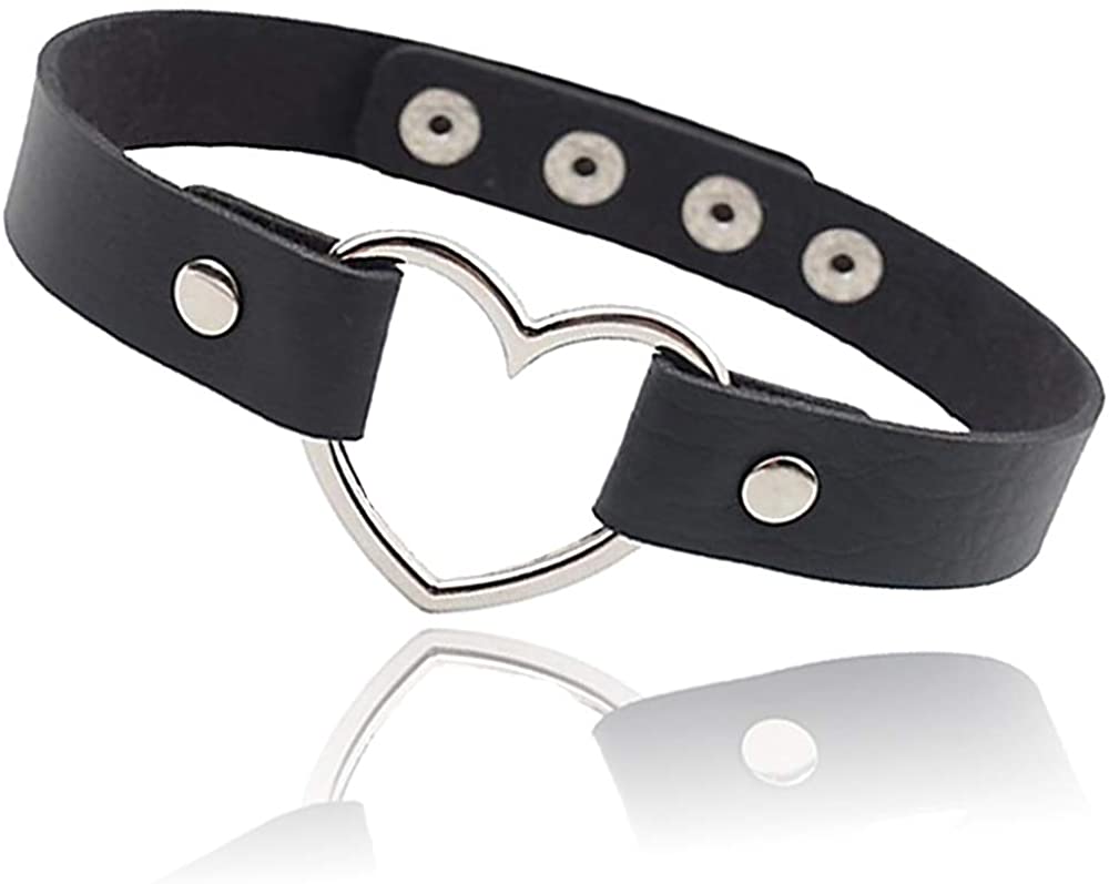 Gothic Heart Choker Necklace