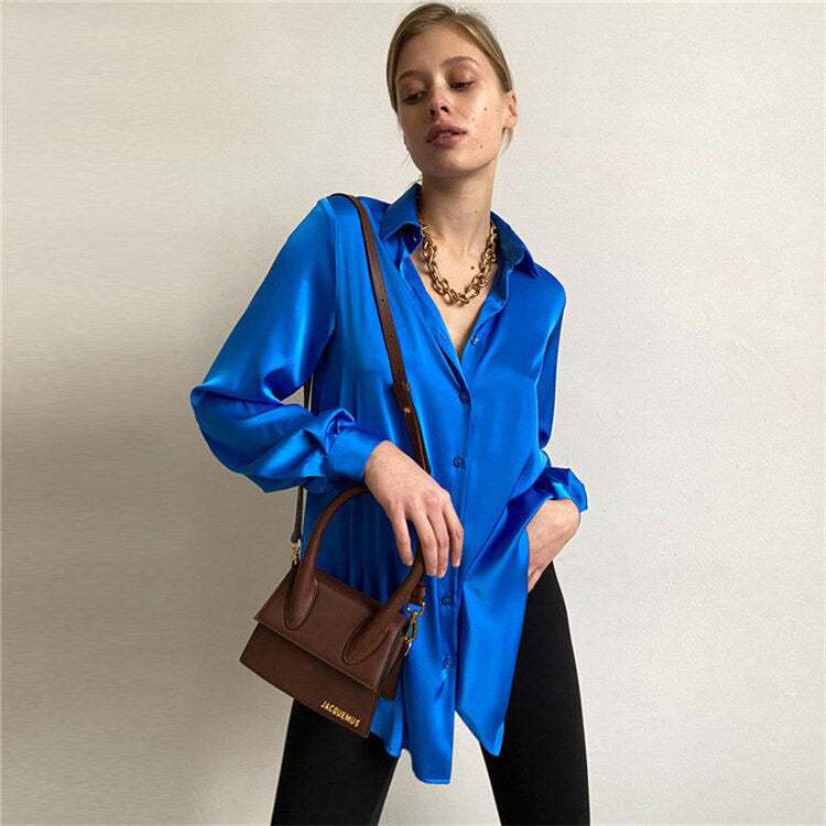 Formal Button Up Silk Shirts