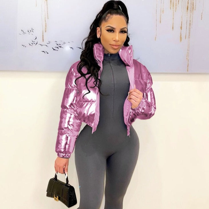 Velvet Bright Puffer Jacket