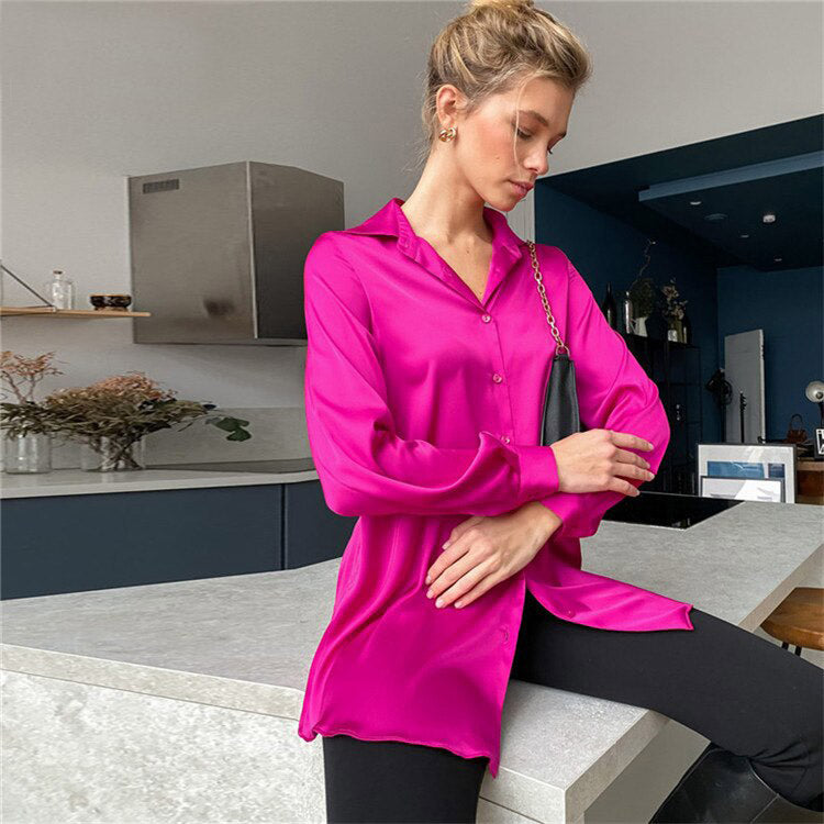 Formal Button Up Silk Shirts